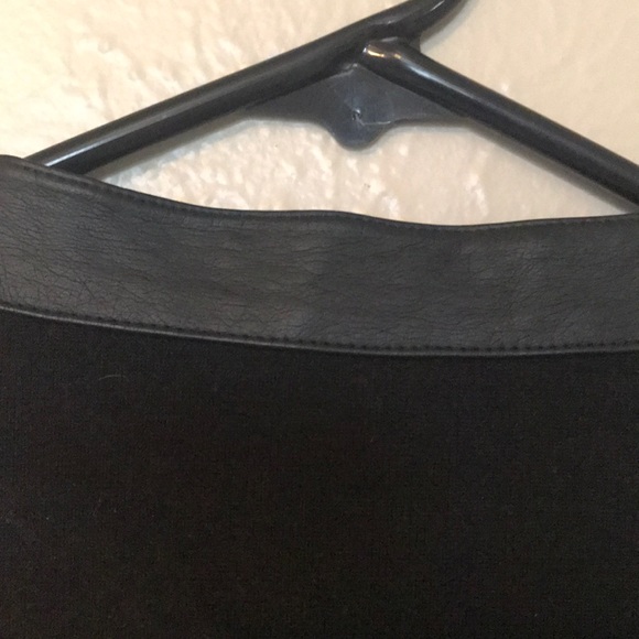 Cabi Leather trimmed Gold Button Jacket - Picture 4 of 4